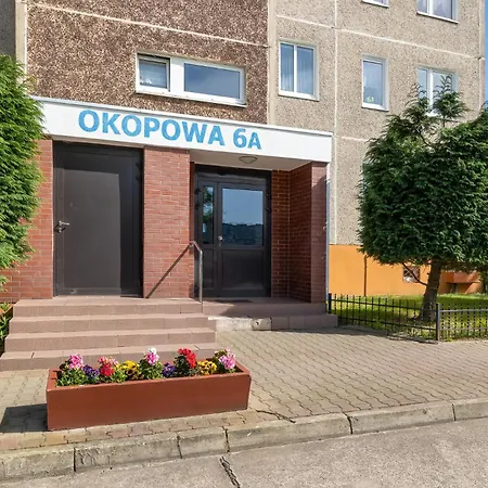 Center Okopowa By Jantar Lägenhet